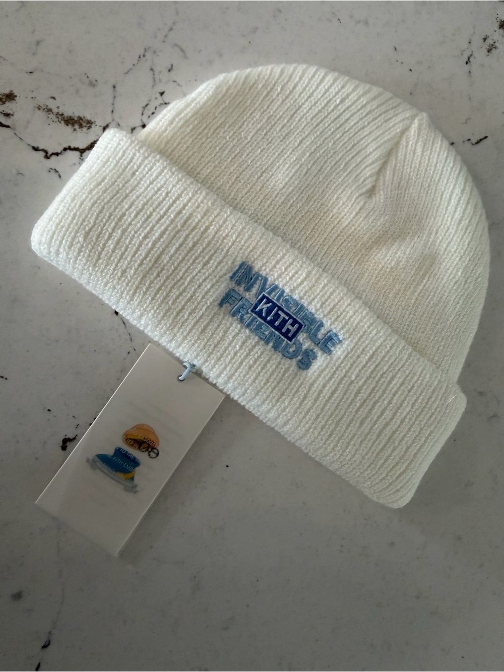 KITH X INVISIBLE FRIENDS Ribbed Beanie Hat NWT